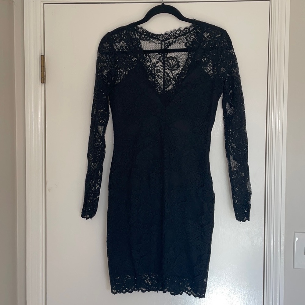 Black lace dress. Worn once. 8